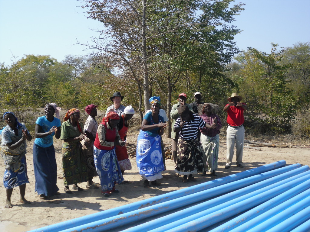 زيمبابوي بئر للمياه النظيفة
