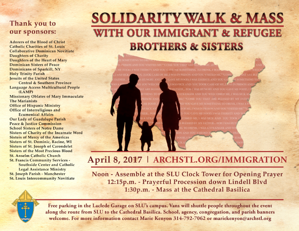 Catholics to Walk in Solidarity With Immigrants & Refugees » Justice, Peace, and ...1024 x 792