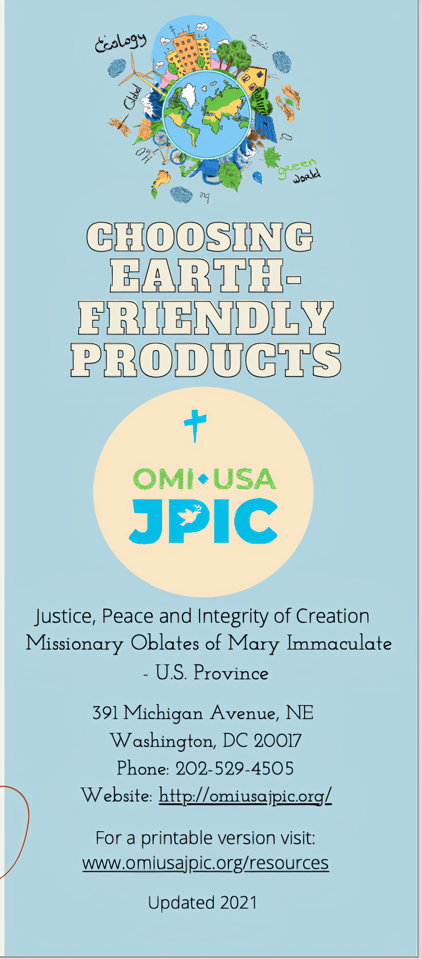 reduce reuse recycle » Justice, Peace, and Integrity of Creation